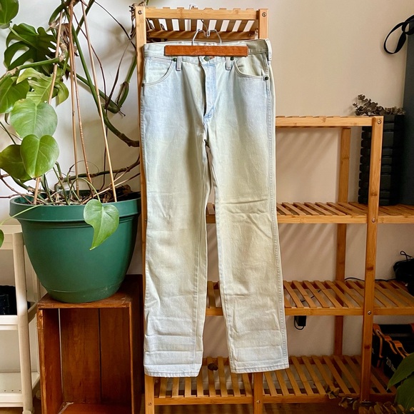 Vintage Wrangler Super Faded Stone Wash Jeans - Picture 3 of 10